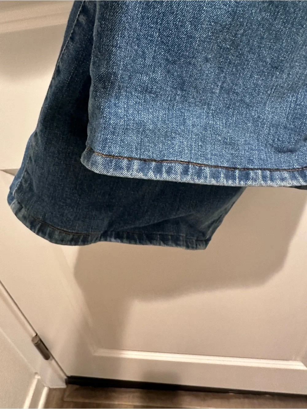 Joe's Jeans Medium Blue Wide-Leg Denim